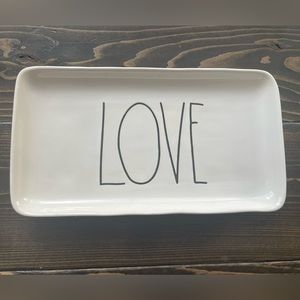 Rae Dunn LOVE tray/dish